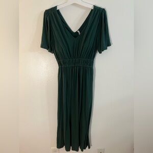 Soma Forest Green Midi Dress